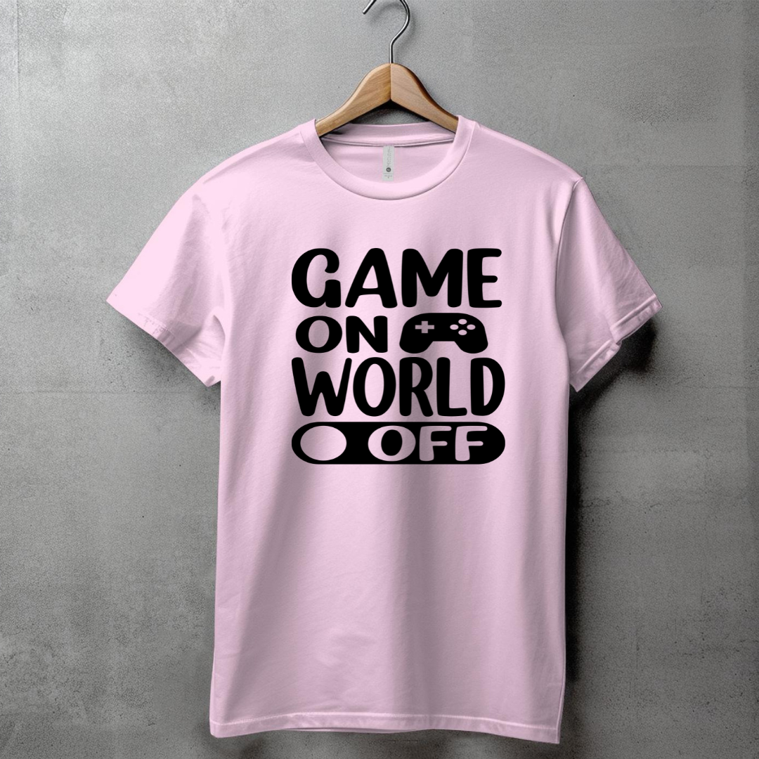 GAME ON, WORLD OFF