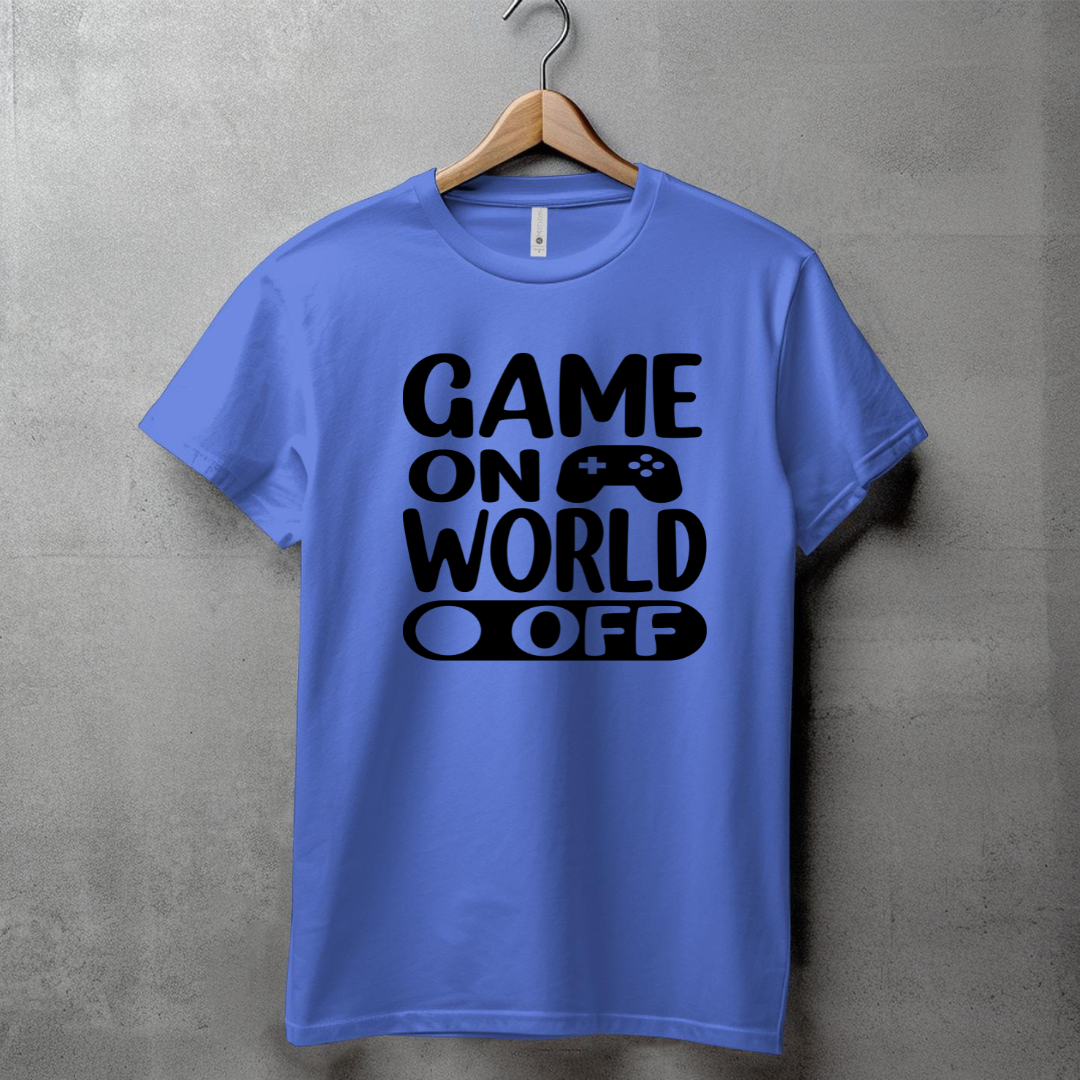 GAME ON, WORLD OFF