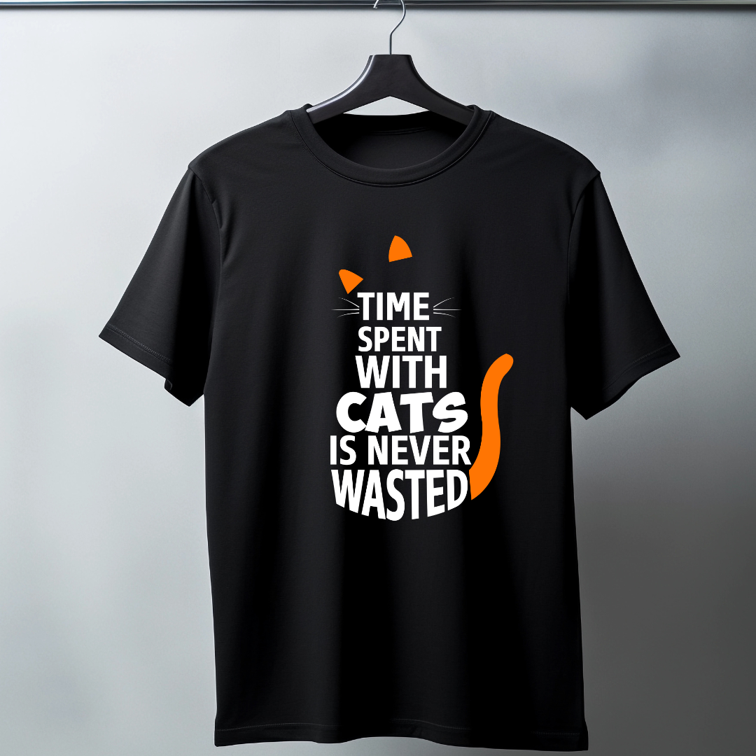 TIME SPENT WITH CATS IS NEVER WASTED