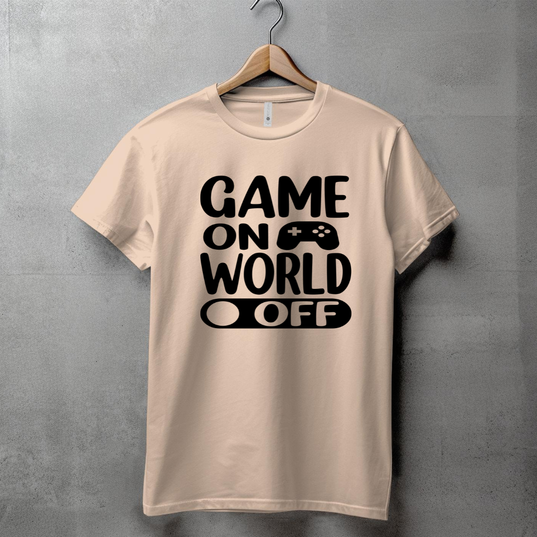 GAME ON, WORLD OFF