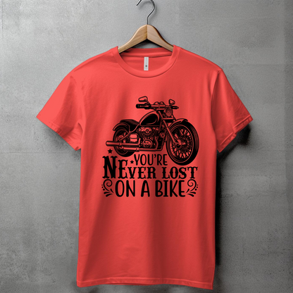 YOU'RE NEVER LOST ON A BIKE