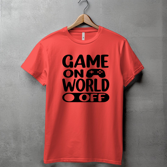 GAME ON, WORLD OFF