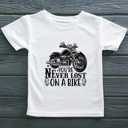 YOU'RE NEVER LOST ON A BIKE